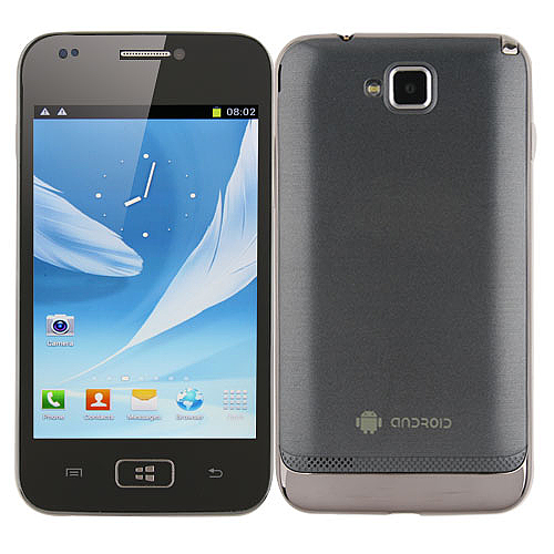 i8750 Smartphone Android 2.3 OS SC6820 1.0GHz 4.0 Inch 2.0MP Camera- Grey