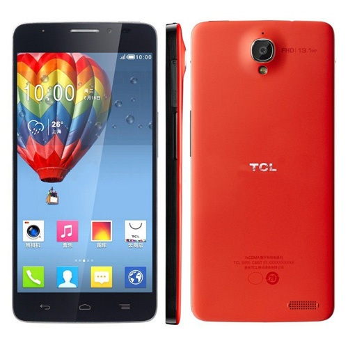 TCL idol X S950 Smartphone Android 4.2 MTK6589T Quad Core 2GB 16GB IPS FHD Screen 5 Inch- Red & Black