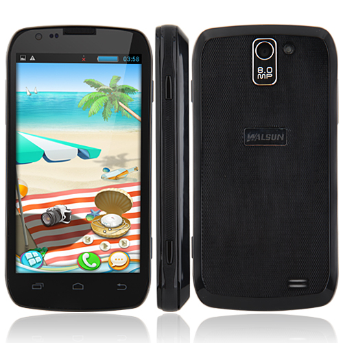 Used WALSUN Kingkong Smartphone Android 4.2 MTK6572 Dual Core 4.5 Inch 4500mAh Battery