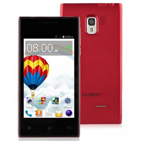 Cubot GT72+ Smartphone Android 4.4 MTK6572W Dual Core 4.0 Inch 3G Wifi Red