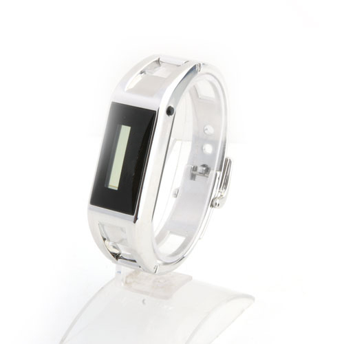 Bluetooth Vibrating Bracelet with Call ID Silver