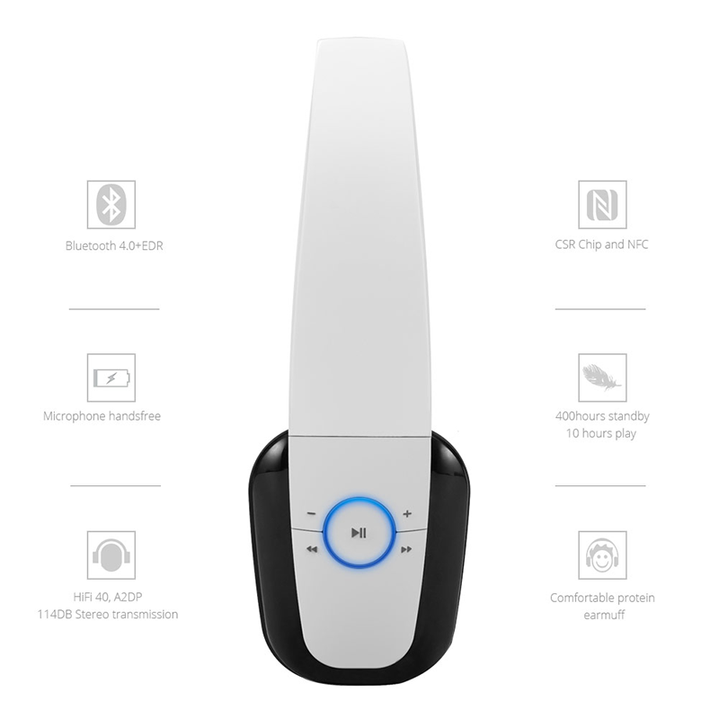 UMI VOIX BLU Headset Stereo Bluetooth Earphone HiFi Music NFC Headphone wtih Mic