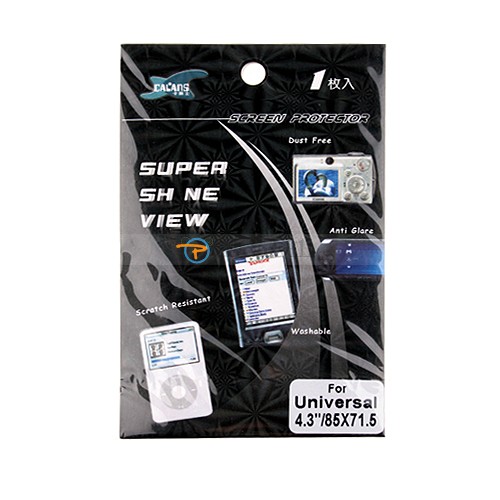 4.3 inch LCD Screen Clear Protector Guard 85mm x 71mm