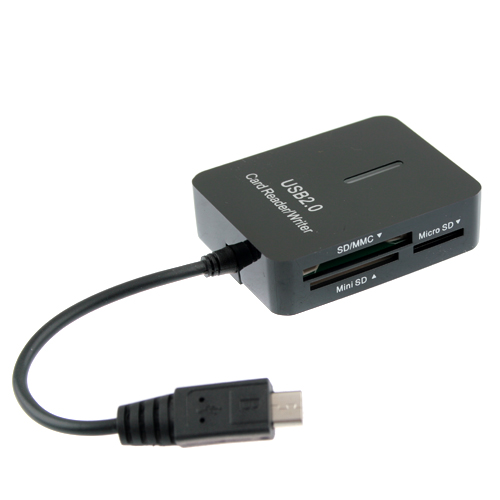 Micro USB OTG Card Reader Support SD/MMC/Mini SD/Micro SD/M2/MS