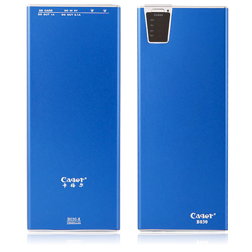 20000mAh Cager B030-8 Intelligent Power Bank With SD Slot for iPhone iPad iPod Cell Phones