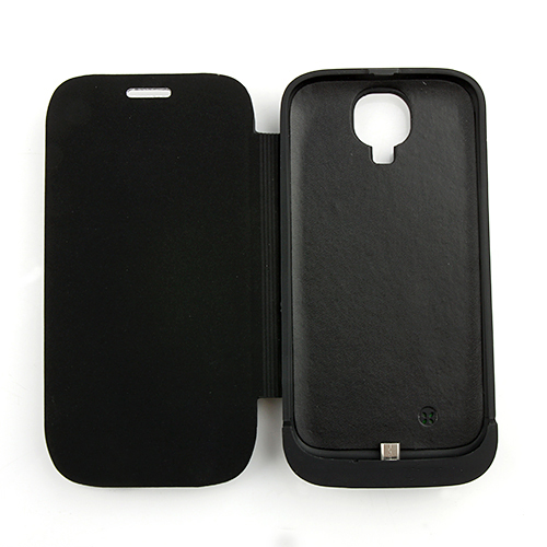 BAT05-1 3000mAh LCD Protective Battery Case Cover for Samsung GALAXY S4 Black