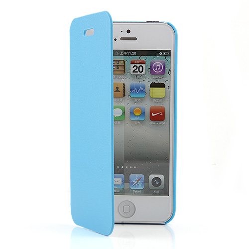 Solid Color PU Protective Case Cover for iPhone 5 5-colors