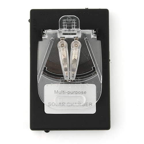 Multi-functional Universal Travel Solar Panel Emergency Charger with Flash Light for Mobile Phone