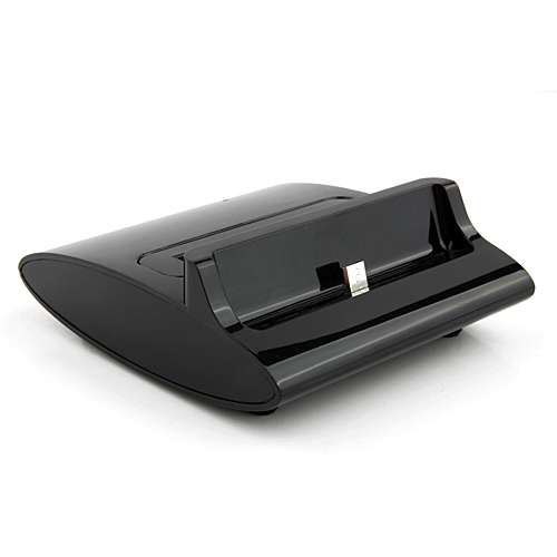 3 in 1 Battery Charger + OTG + Micro USB Charging Dock Base for Samsung i9500 Black Color