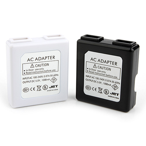 Foldable Dual USB Power AC Adapter 2 Color Optional