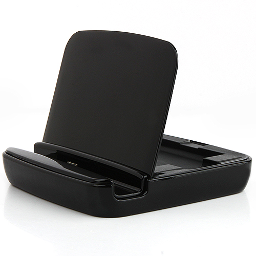 Portable Multi Function Sync Charger Dock with USB Cable for Samsung Galaxy S4 Black