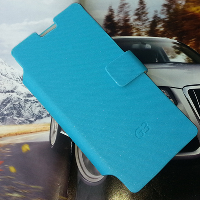 Protective Leather Case Cover for JIAYU G3C G3S G3T G3 Smartphone Blue