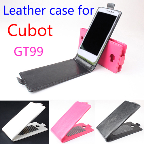 Leather Flip Case Cover for Cubot GT99 Smartphone 3-color