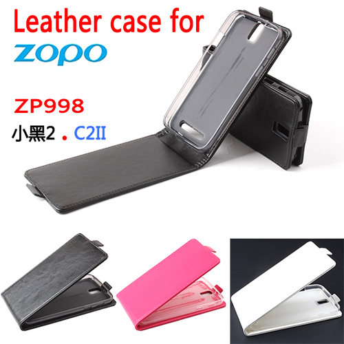 Protective Leather Flip Case Cover for ZOPO ZP998 Smartphone 3-Color
