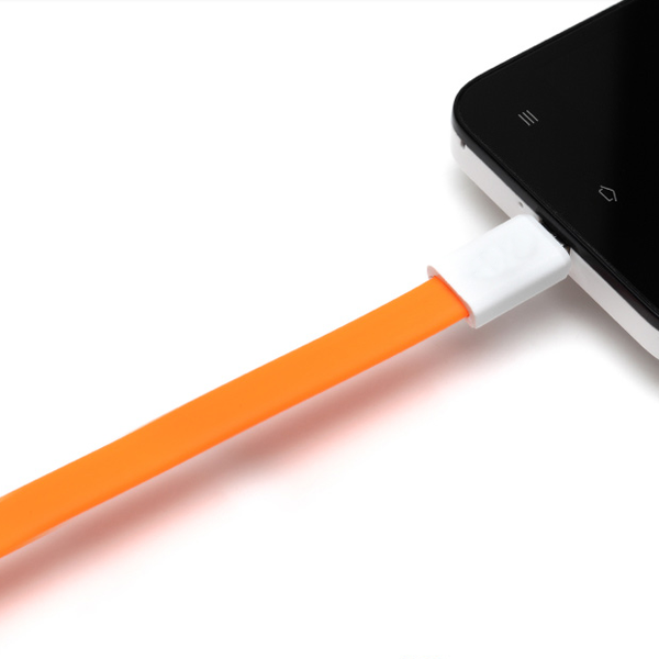 20cm Flat USB Data Cable with Magnetic Connector Color Randomly