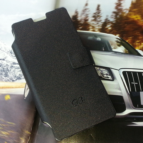 Protective Leather Case Cover for JIAYU G4 G4T Black