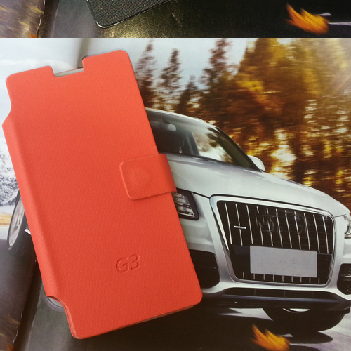 Protective Leather Case Cover for JIAYU G3C G3S G3T G3 Smartphone Rose