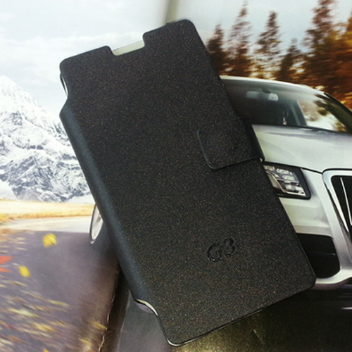 Protective Leather Case Cover for JIAYU G3C G3S G3T G3 Smartphone Black