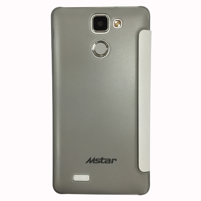 Original S-View Flip Cover Protective Case for Mstar S700 Smartphone- White