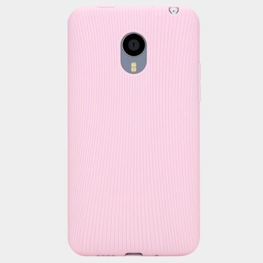 Original TPU Protective Back Cover Case for MEIZU m1 note Smartphone Pink