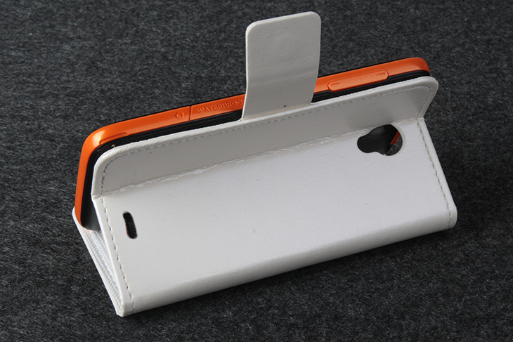 Protective PU Leather Flip Case for Cubot S222 Smartphone White