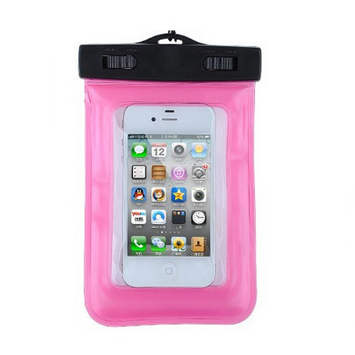 Durable Sealed Waterproof Phone Bag Underwater Back Cover Case Rose