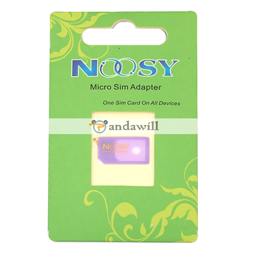 Micro SIM Adapter Purple for All Cell Phone Color Random