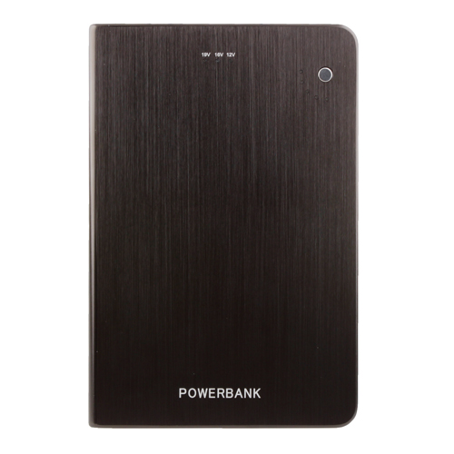 16000mAh Universal Power Bank with USB DC Output for Cellphone Laptop-Black